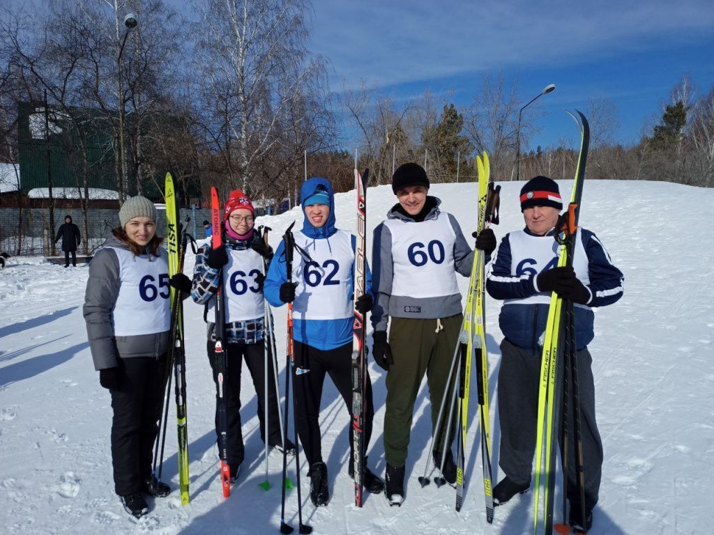 Tyumen Cardiology Research Center team won the 2nd prize in the ski race