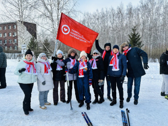 Команда Тюменского кардиоцентра приняла участие в Лыжне России