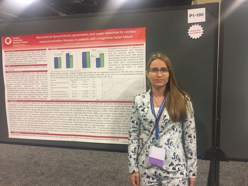 Scientist of Tyumen Cardiology Research Center participated in ASE-2018