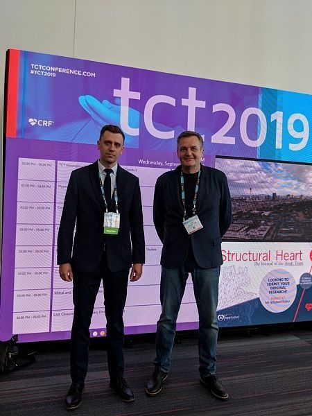 Our surgeons presented a report at the TCT-2019 Congress