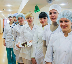 Студенты Тюменского государственного медуниверситета на практике в отделении артериальной гипертонии
